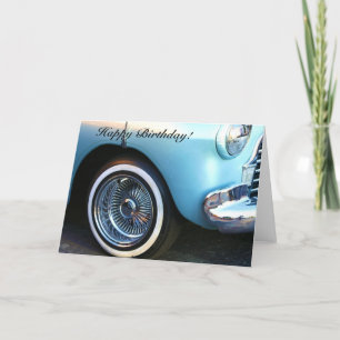Bonne carte de voeux pour anniversaire Classic Blu