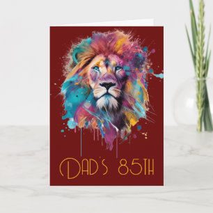 Bonne carte de voeux pour anniversaire "Papa's 85t