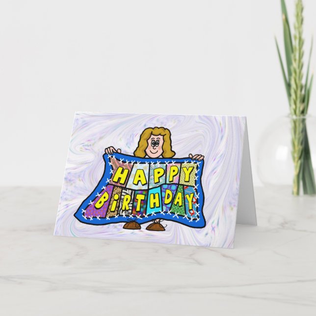 Bonne carte de voeux pour la courtepointe d'annive (Devant)