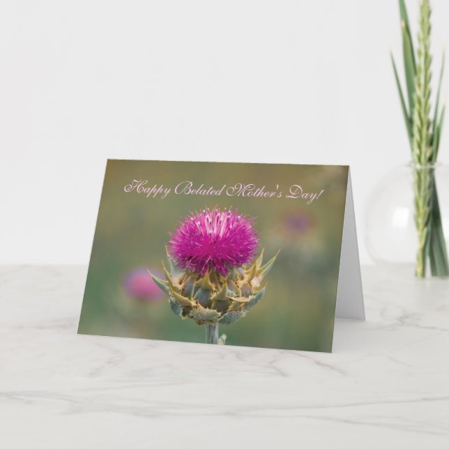 Bonne carte de voeux pour la fête des mères défunt (Devant)