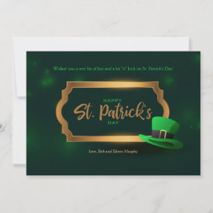 Bonne carte de voeux pour la Saint Patrick