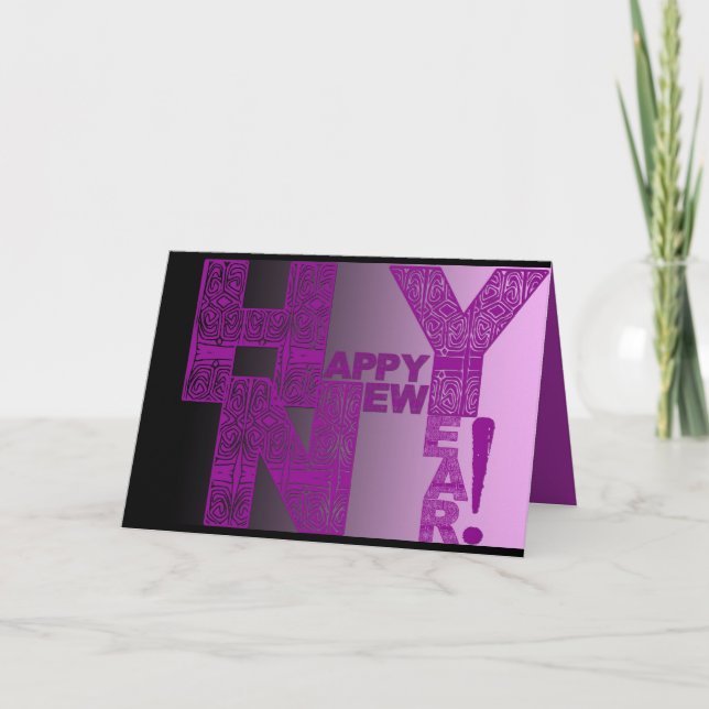 Bonne carte de voeux pour le Nouvel An 2019 (Devant)