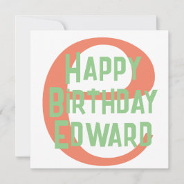 Bonne carte d'invitation de fête d'anniversaire