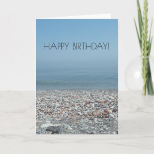 Bonne carte du lac d'anniversaire