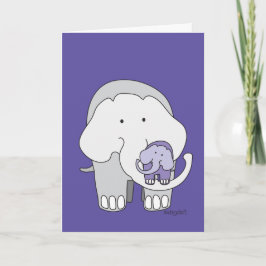 Bonne carte Elephant