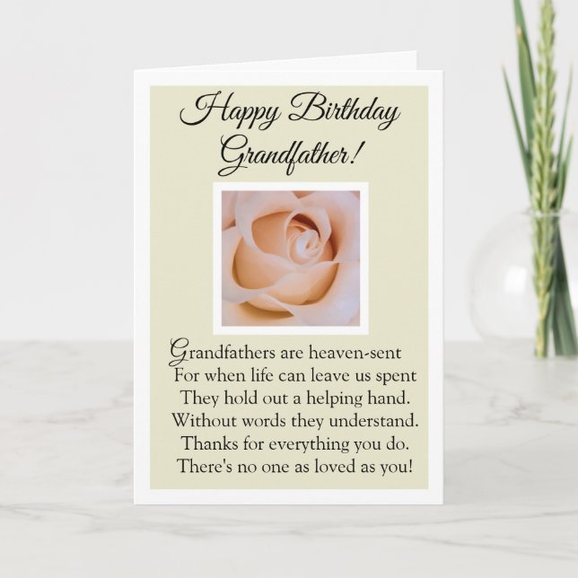 Bonne carte grand-père d'anniversaire (Devant)