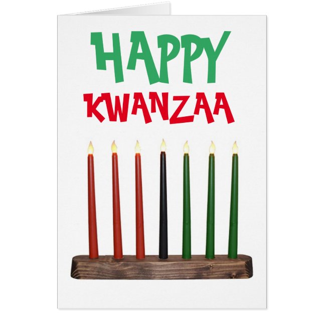 Bonne carte Kwanzaa (Devant)