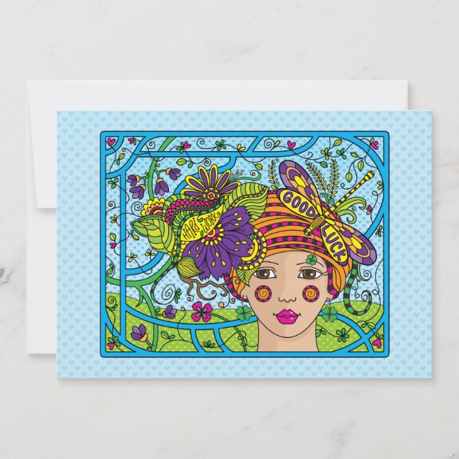 Bonne carte Luck_Flat 7"x5" (Devant)