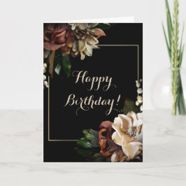 Bonne carte Magnolia d'anniversaire