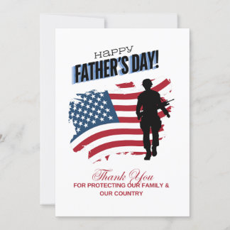 Bonne carte militaire Fête des pères