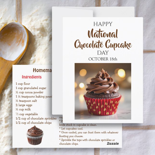 Bonne Carte nationale de la fête de la cupcake au  (Créateur téléchargé)