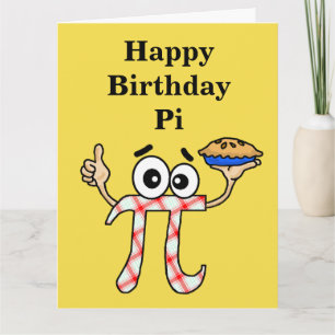 Bonne carte Pi Anniversaire