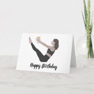 Bonne carte Pilates Teaser Anniversaire