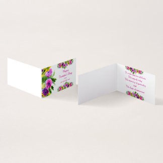 Bonne carte pliante du jour du Fondateur