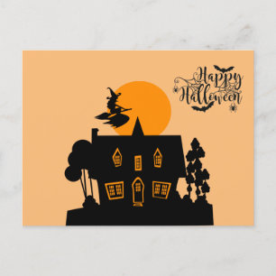 Bonne carte postale Arrière - plan Halloween Witch