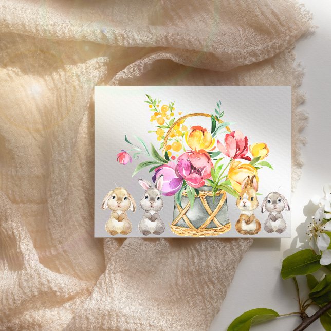 Bonne Carte postale Bunny de Pâques (Créateur téléchargé)