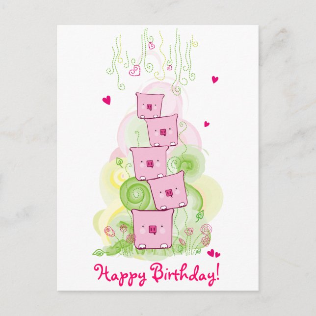 Bonne carte postale d'anniversaire ! (Devant)