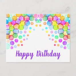 Bonne carte postale d'anniversaire