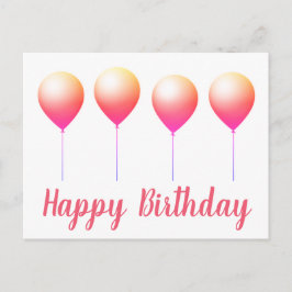 Bonne carte postale d'anniversaire