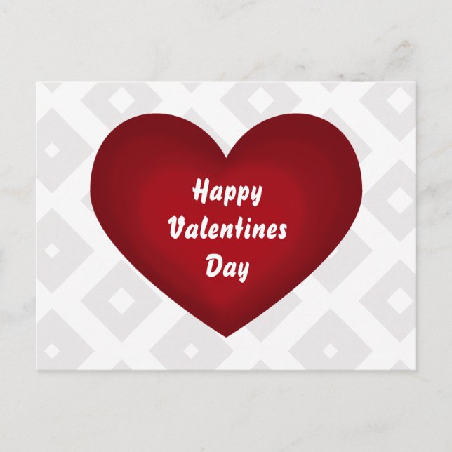 Bonne carte postale de la Saint-Valentin (Devant)