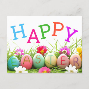Bonne carte postale de Pâques
