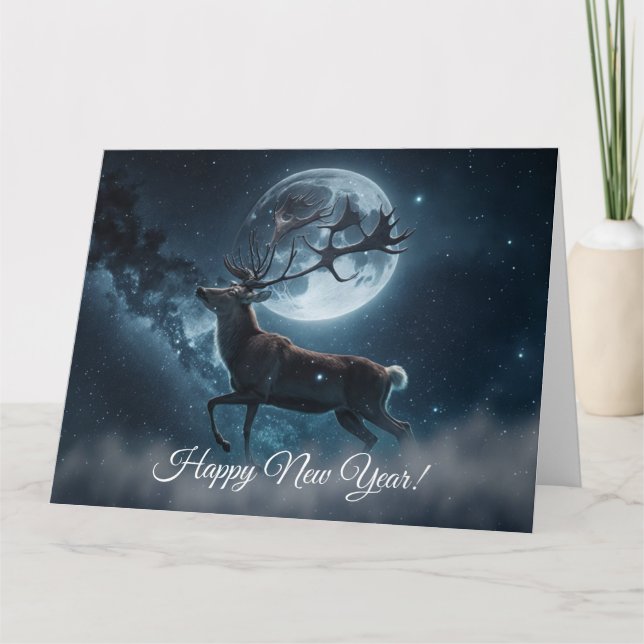 Bonne carte postale du Nouvel An (Devant)