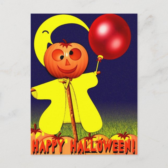 Bonne carte postale Halloween (Devant)