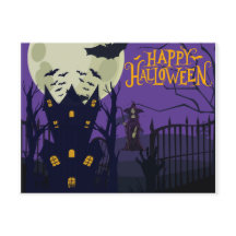 Bonne carte postale Halloween