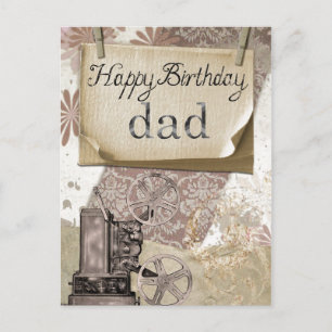 Bonne carte postale pour papa anniversaire