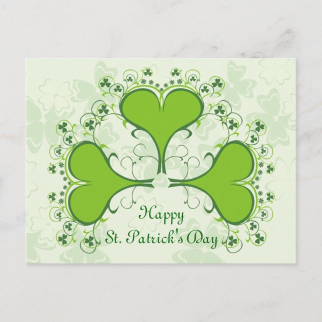 Bonne carte postale St. Patrick's Day (Devant)