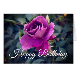 Bonne carte Rose Iceberg Burgundy Anniversaire #2