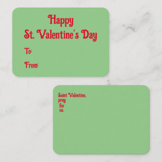Bonne carte Saint-Valentin