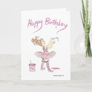 Bonne carte Tutu anniversaire