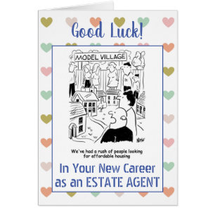 Bonne chance en tant qu'agent immobilier