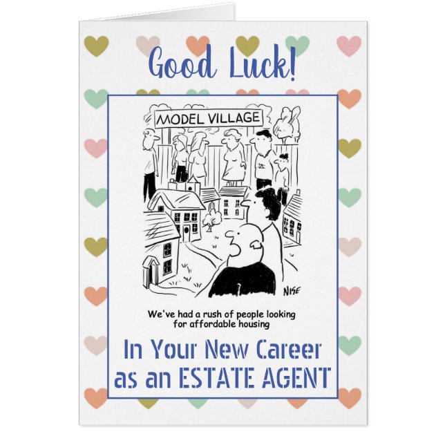 Bonne chance en tant qu'agent immobilier (Devant)