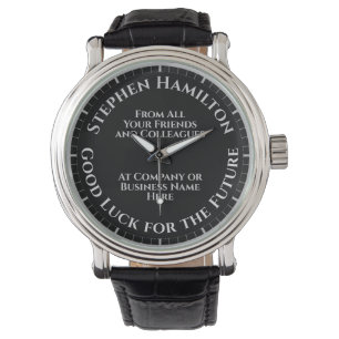 Bonne Chance pour le Futur Cadeau de Départ Montre