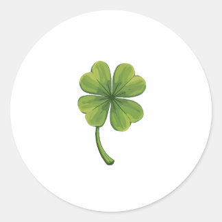 bonne chance, sticker à quatre feuilles de trèfle