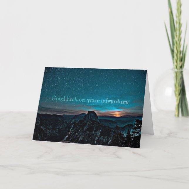 Bonne chance sur votre carte aventure (Devant)