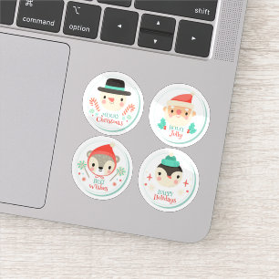 Bonne collection de stickers de Noël