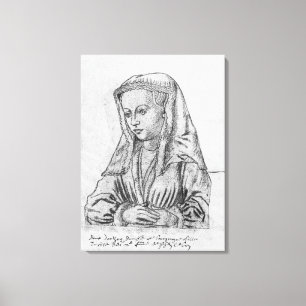 Bonne d'Artois, Gräfin von Nevers und Rethel Leinwanddruck