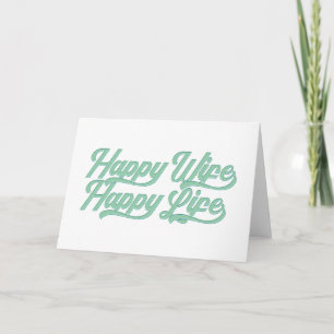 Bonne femme Bonne vie Fête des mères   Carte de vo
