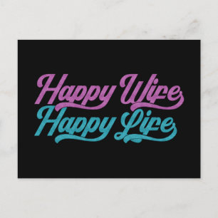 Bonne femme Bonne vie Fête des mères   Carte posta
