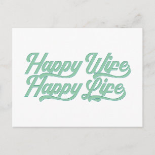 Bonne femme Bonne vie Fête des mères   Carte posta