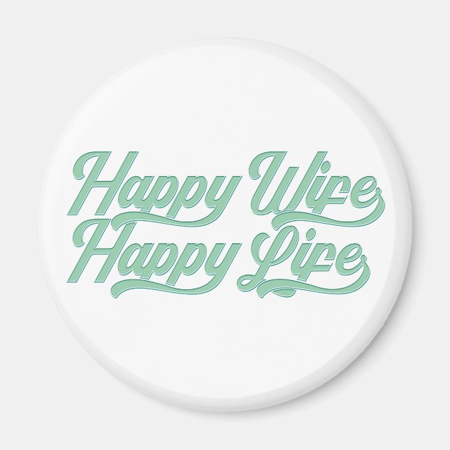 Bonne femme Bonne vie Fête des mères | Magnet (Devant)