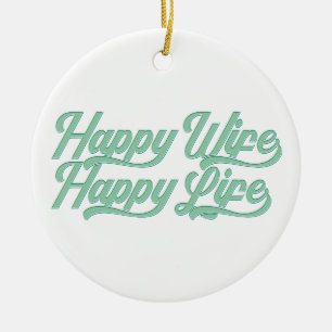 Bonne femme Bonne vie Fête des mères Ornement