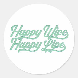 Bonne femme Bonne vie Fête des mères   Sticker