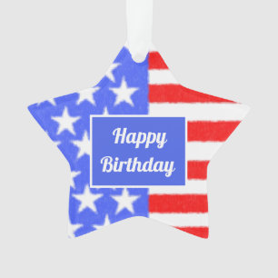 Bonne fête d'anniversaire L'Amérique personnalise