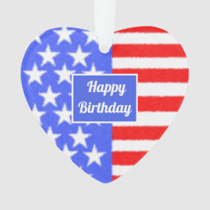 Bonne fête d'anniversaire L'Amérique personnalise