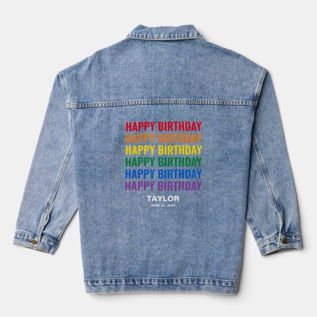 Bonne fête d'anniversaire LGBT Pride transgenre LG (Verso)