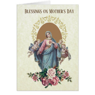 Bonne fête des mères   Bienheureuse Vierge Marie É